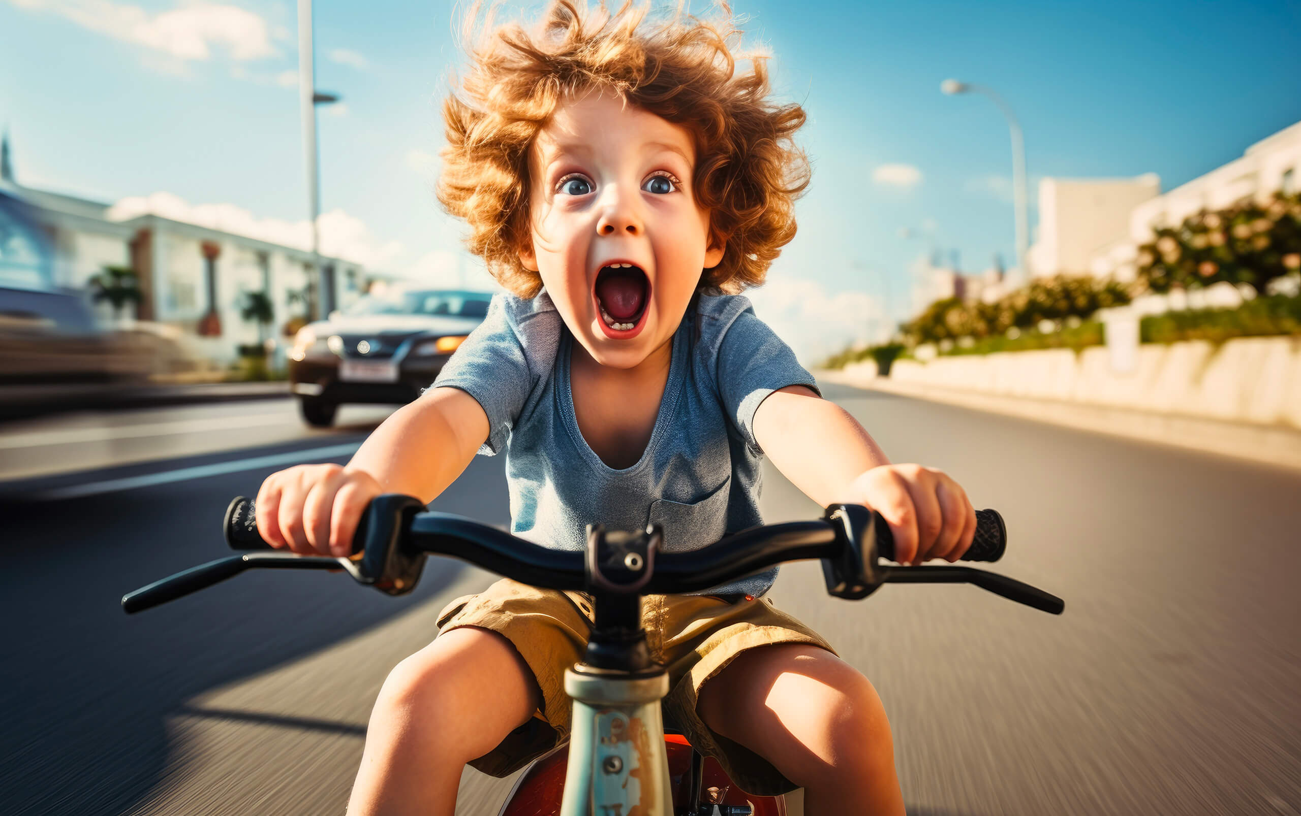 Cycles Passion Adour - Petit garçon qui fait du vélo